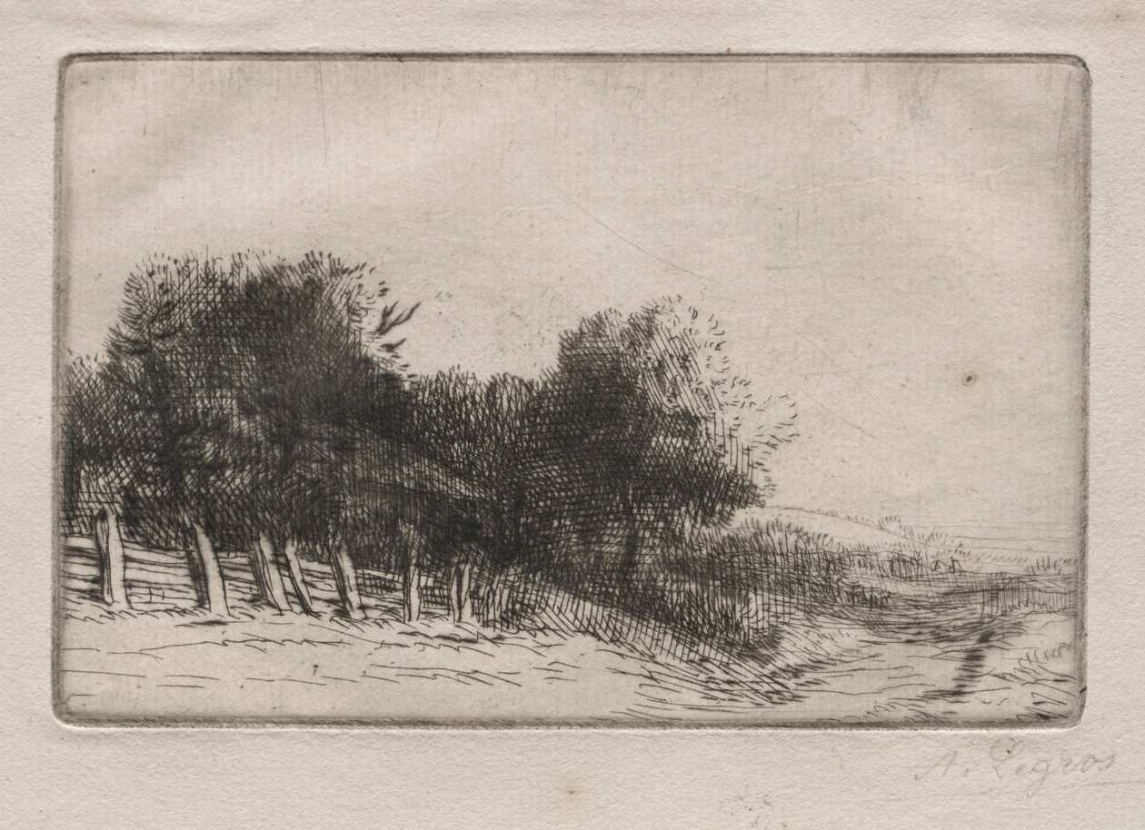 Paesaggio Un Paysage da Alphonse Legros