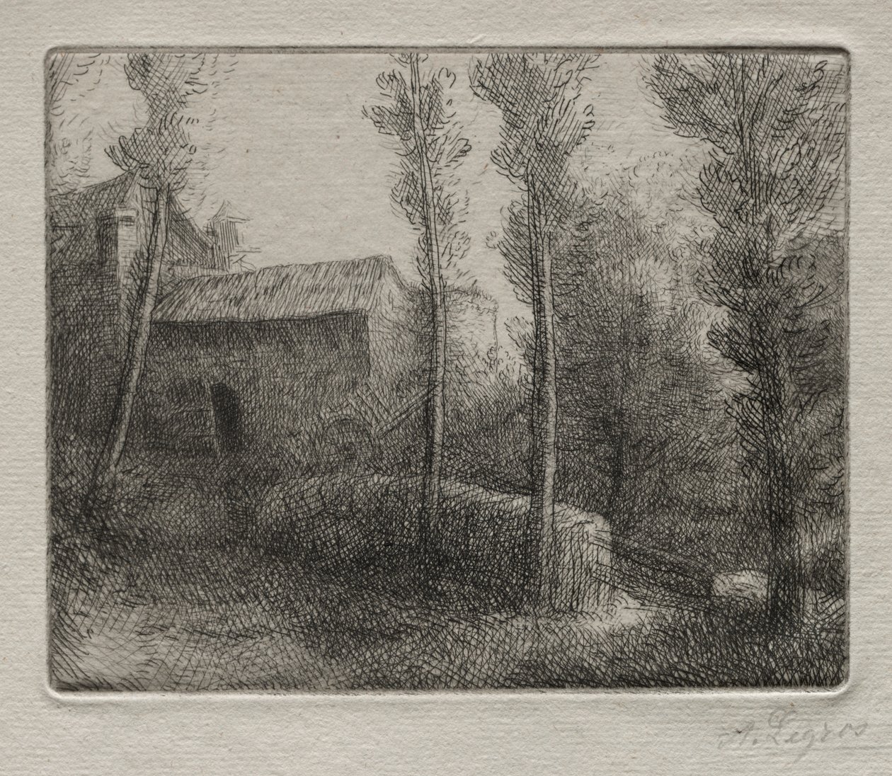 Il ponte del mulino da Alphonse Legros