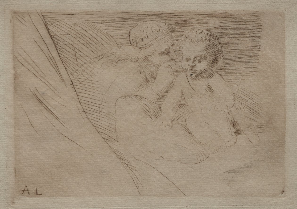 Mab e Cupido da Alphonse Legros