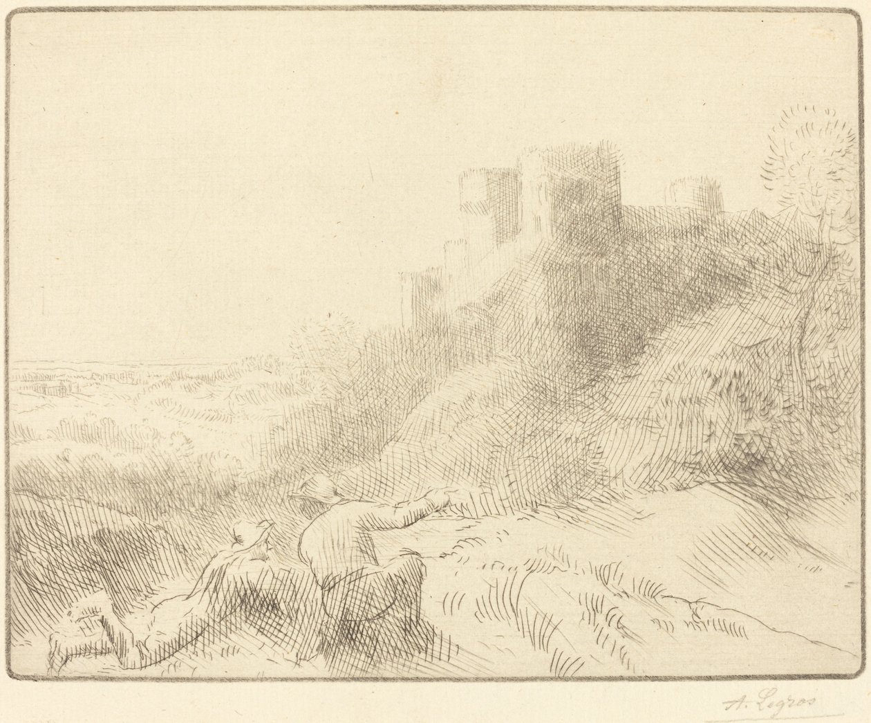 Vecchio castello da Alphonse Legros