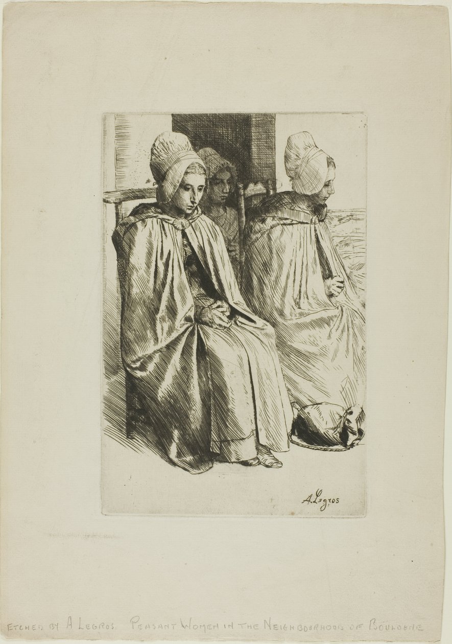 Contadine di Boulogne da Alphonse Legros
