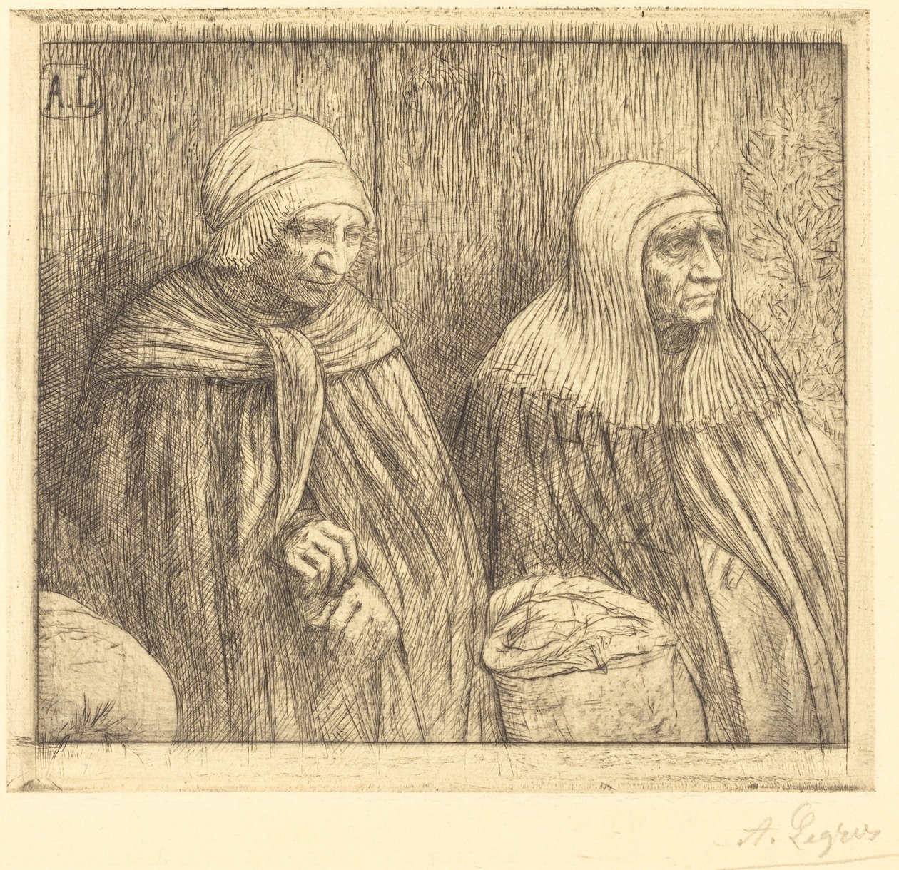 Contadini (Paysannes) da Alphonse Legros