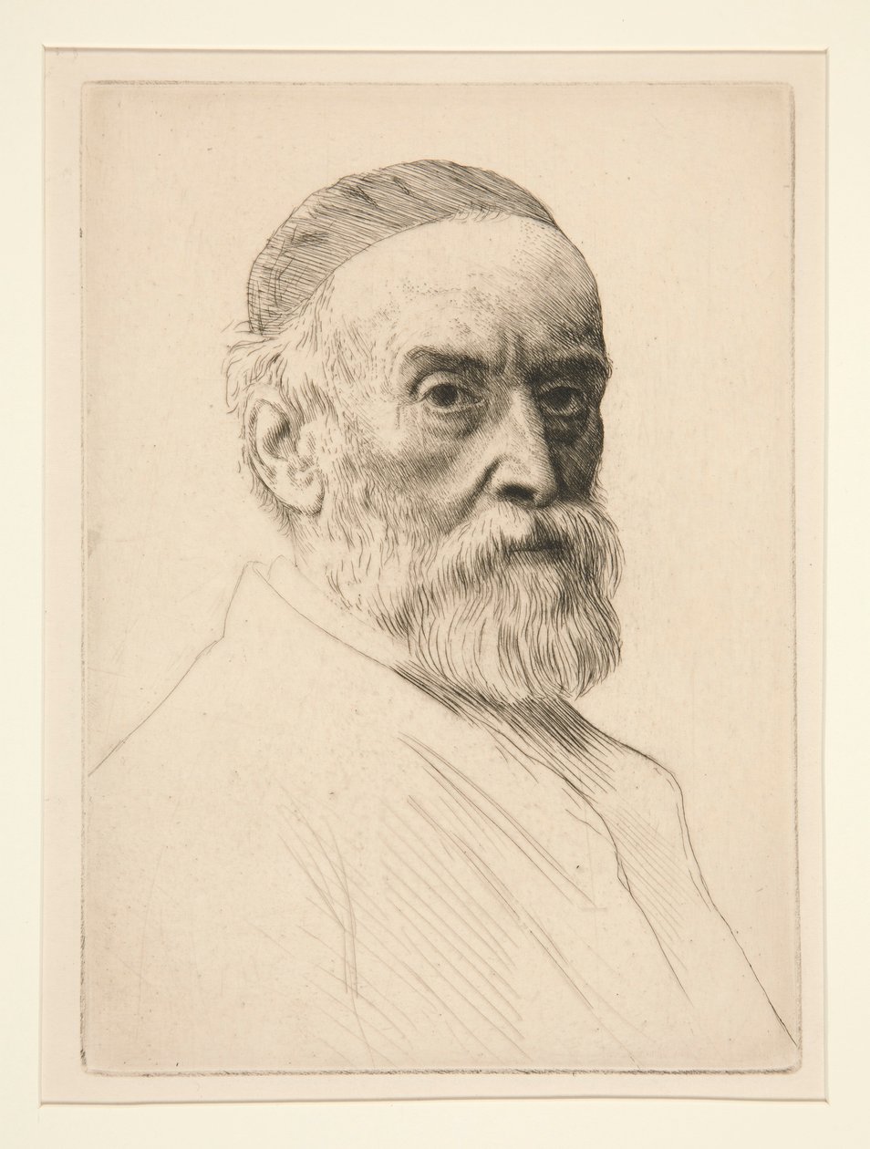 Ritratto di G.F. Watts da Alphonse Legros