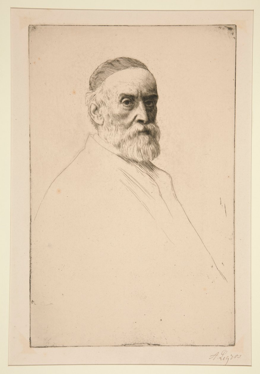 Ritratto di G.F. Watts, R.A. da Alphonse Legros