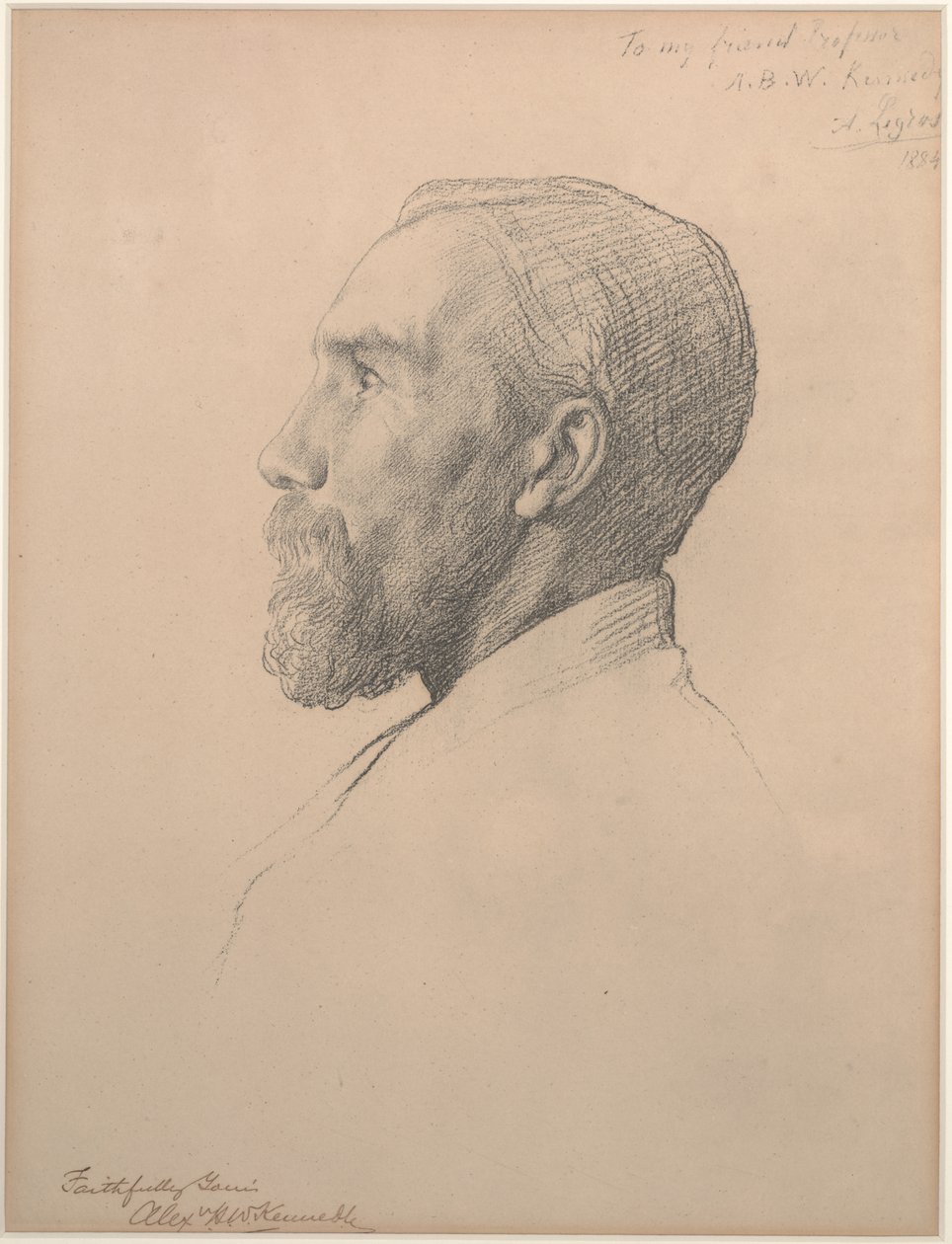 Ritratto del Professor Alexander Kennedy da Alphonse Legros
