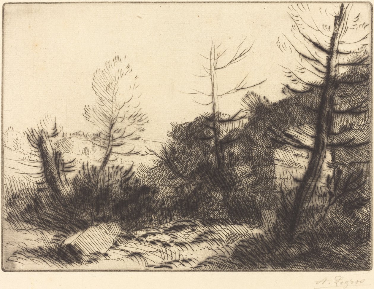 Rovina romana da Alphonse Legros