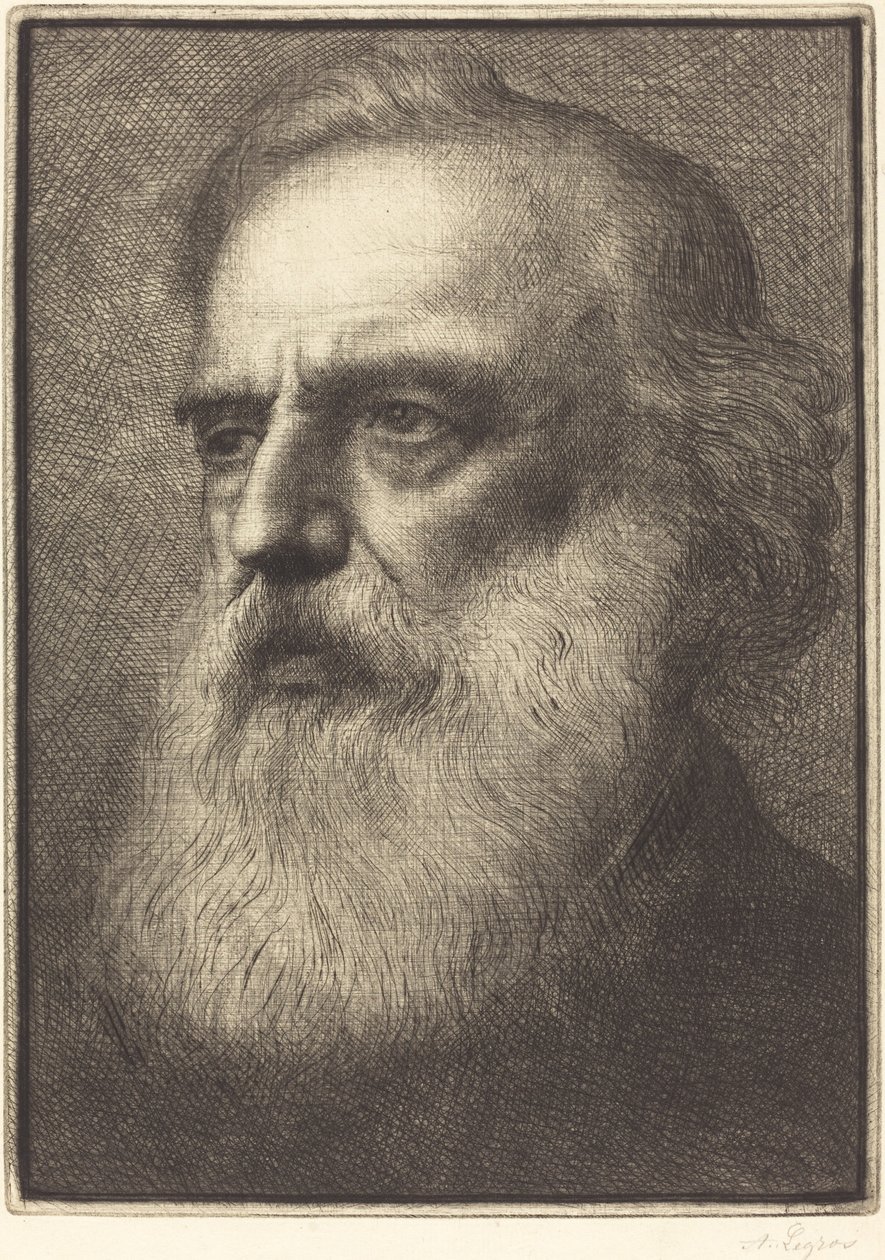 Autoritratto, 4ª tavola da Alphonse Legros