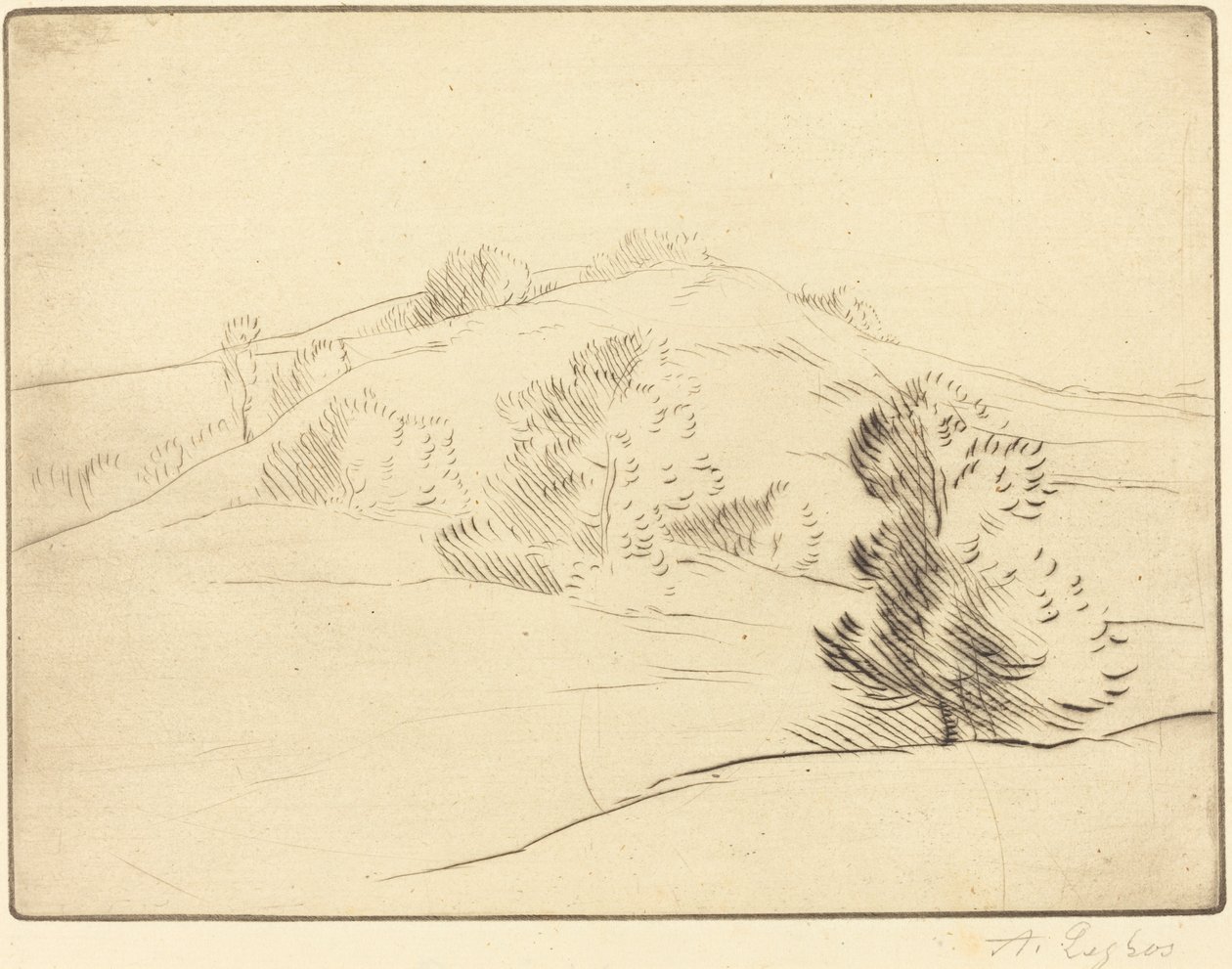 Piccola collina da Alphonse Legros