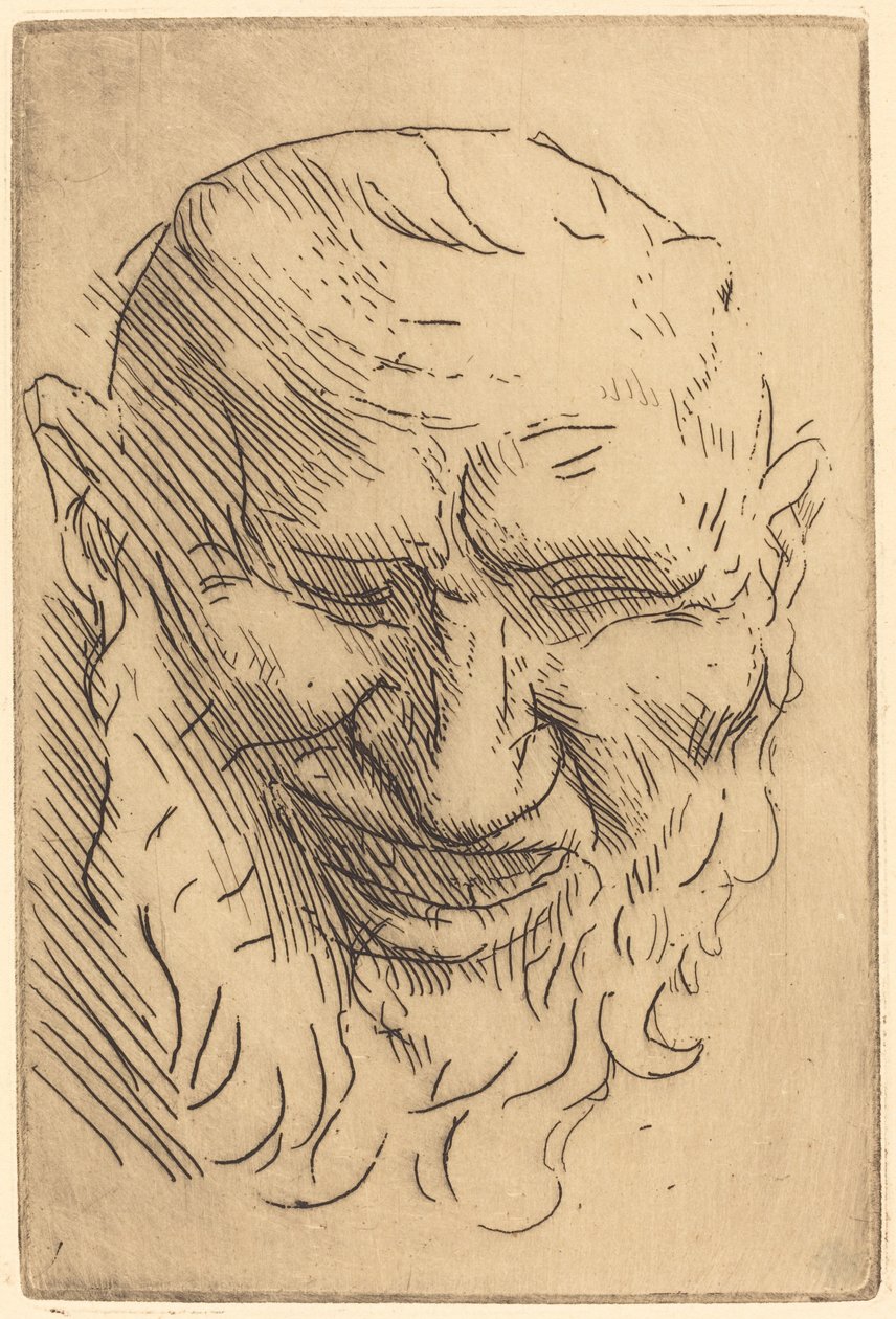 Piccola maschera di satiro da Alphonse Legros