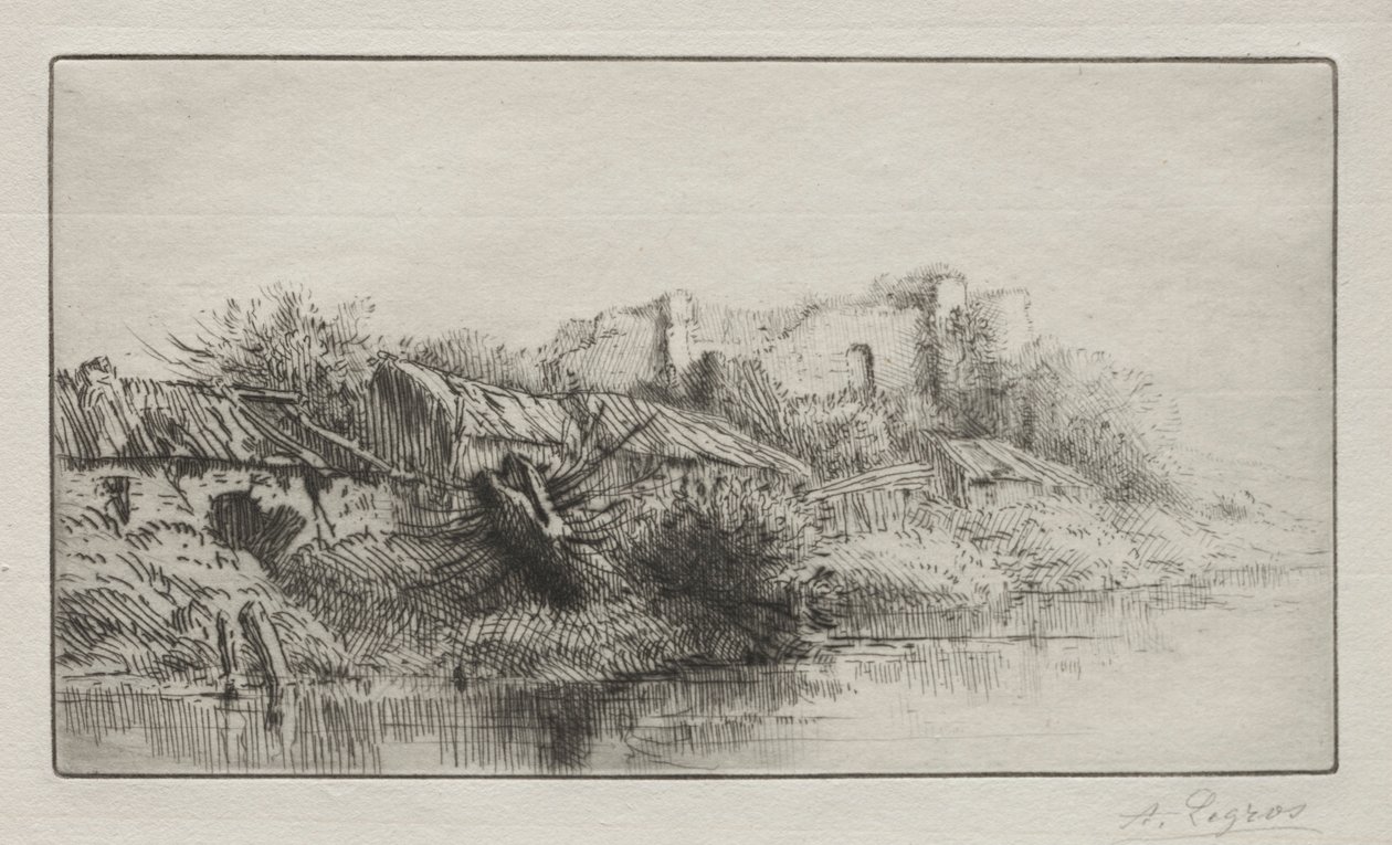 Il villaggio abbandonato da Alphonse Legros