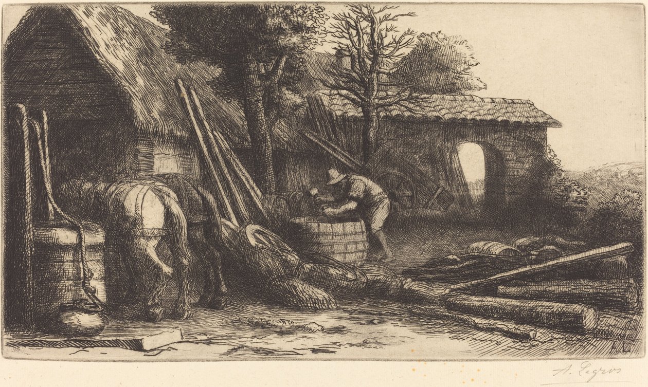 Il bottaio da Alphonse Legros