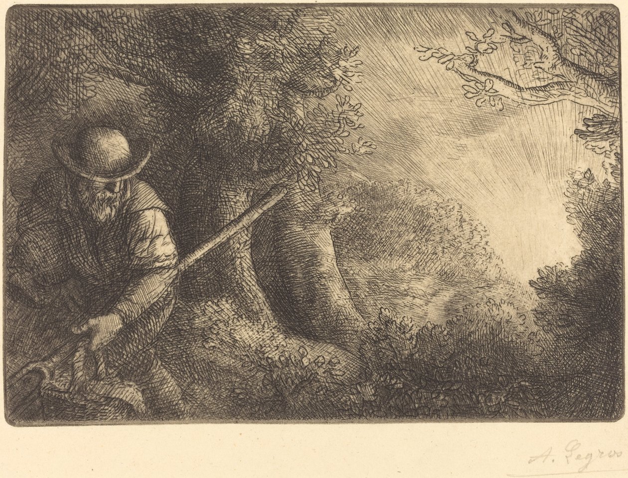 Il giardiniere da Alphonse Legros