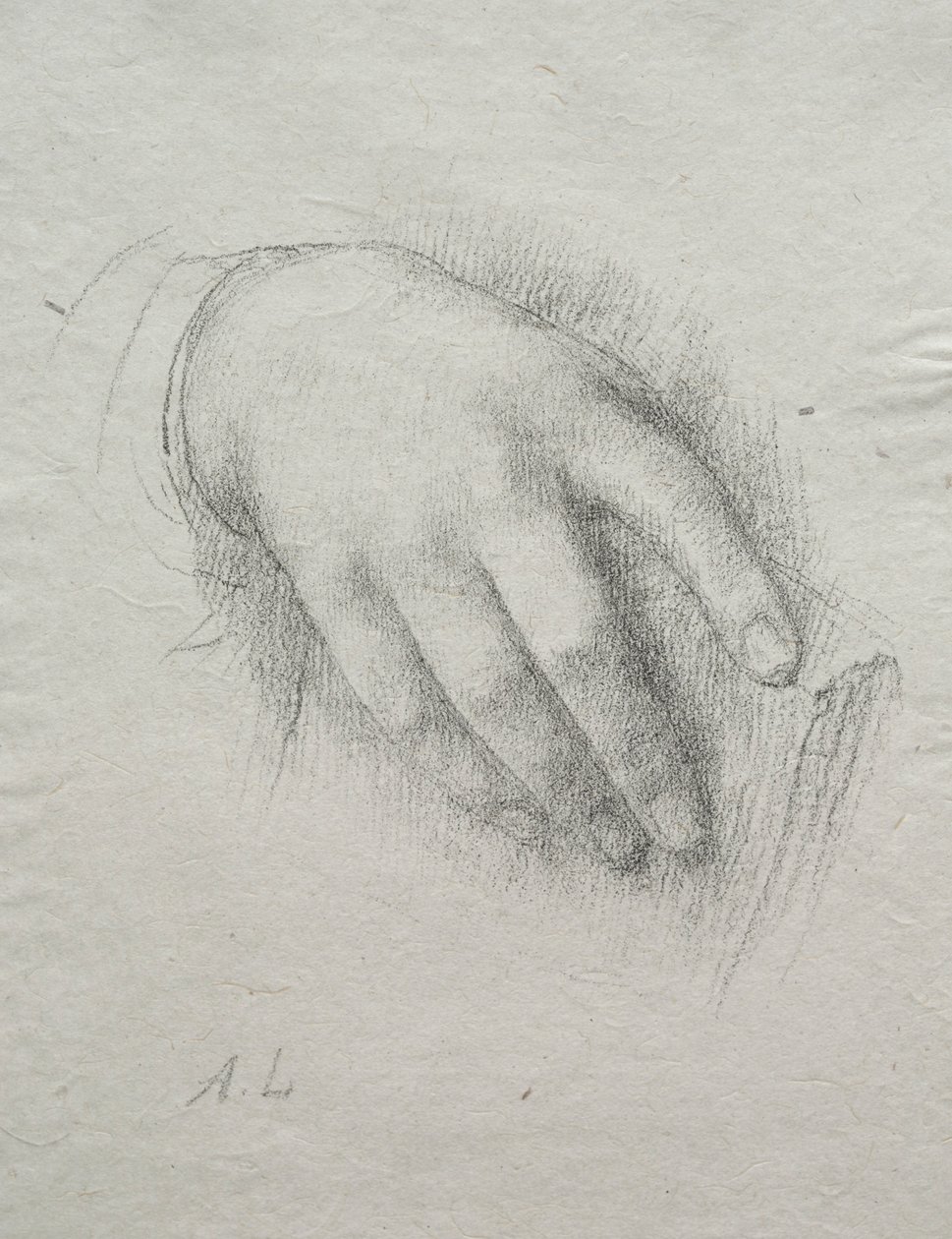 La mano di Nora E. Legros da Alphonse Legros