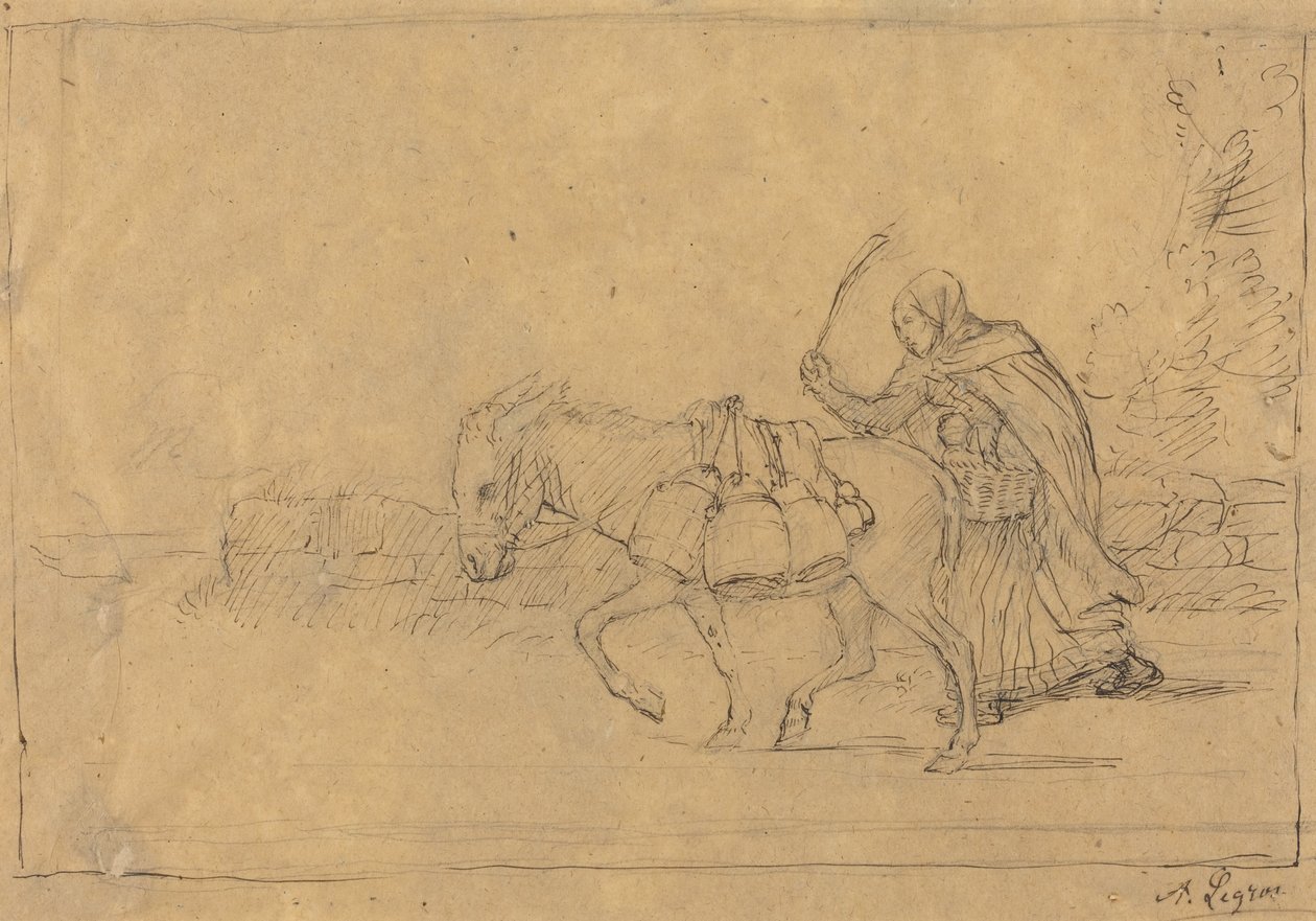 La lattaia di Boulogne da Alphonse Legros