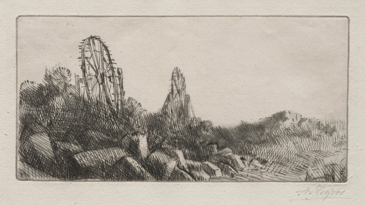 Le vecchie cave di pietra di Montrouge da Alphonse Legros