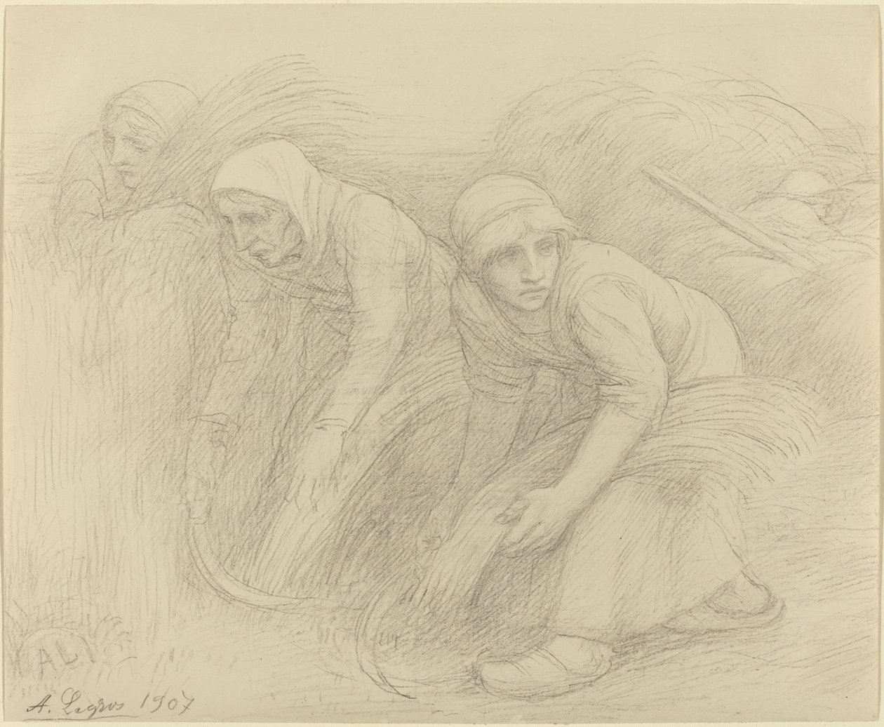 I mietitori, 1907 da Alphonse Legros
