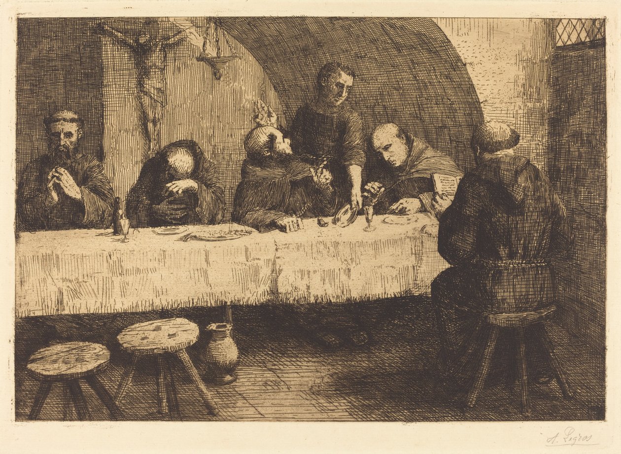 Il refettorio da Alphonse Legros