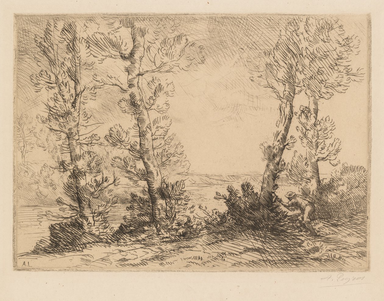 Il pescatore di salmoni (Le Pêcheur du Saumon) da Alphonse Legros