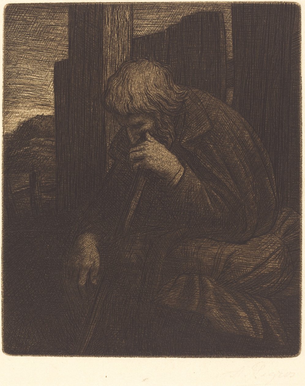 Pensatore da Alphonse Legros