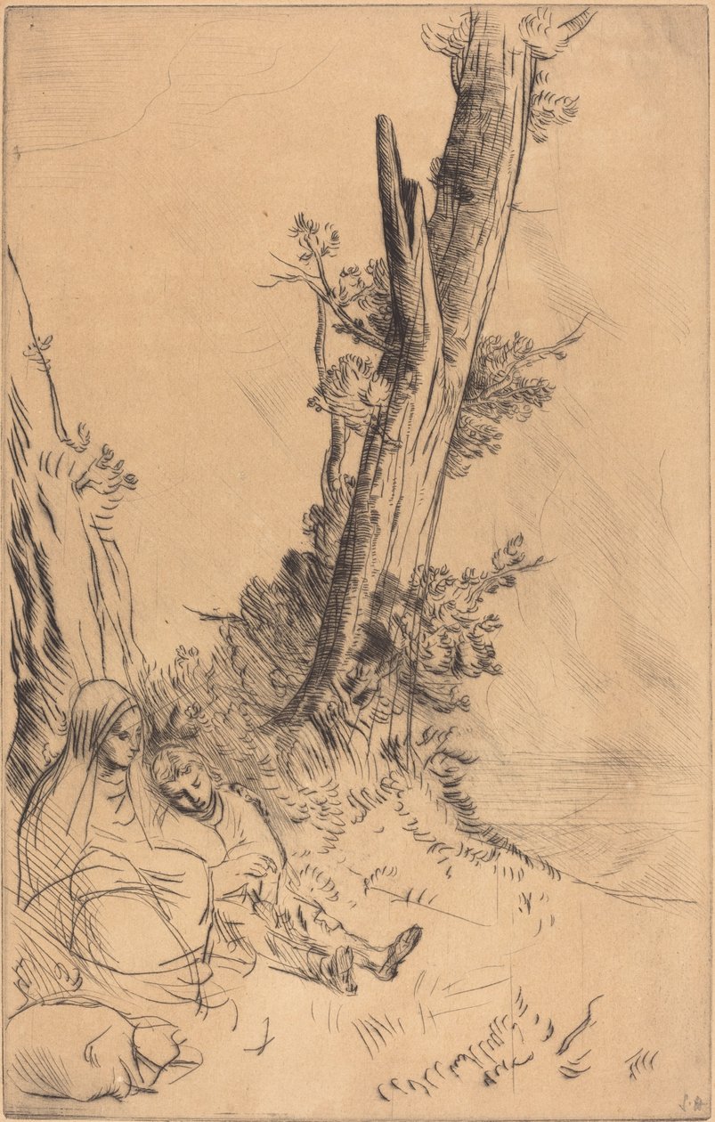 Viaggiatori a riposo da Alphonse Legros