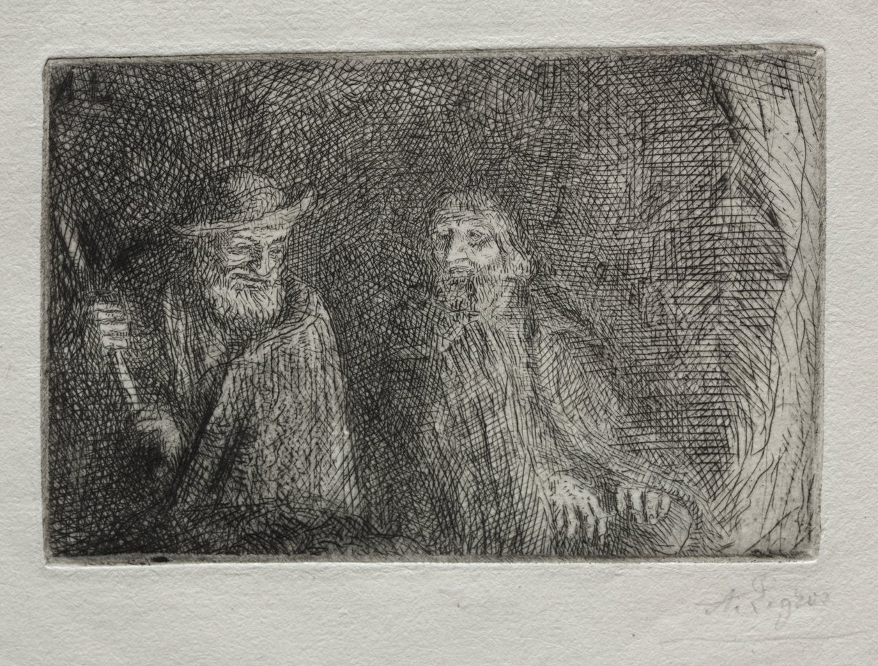 Due pastori da Alphonse Legros