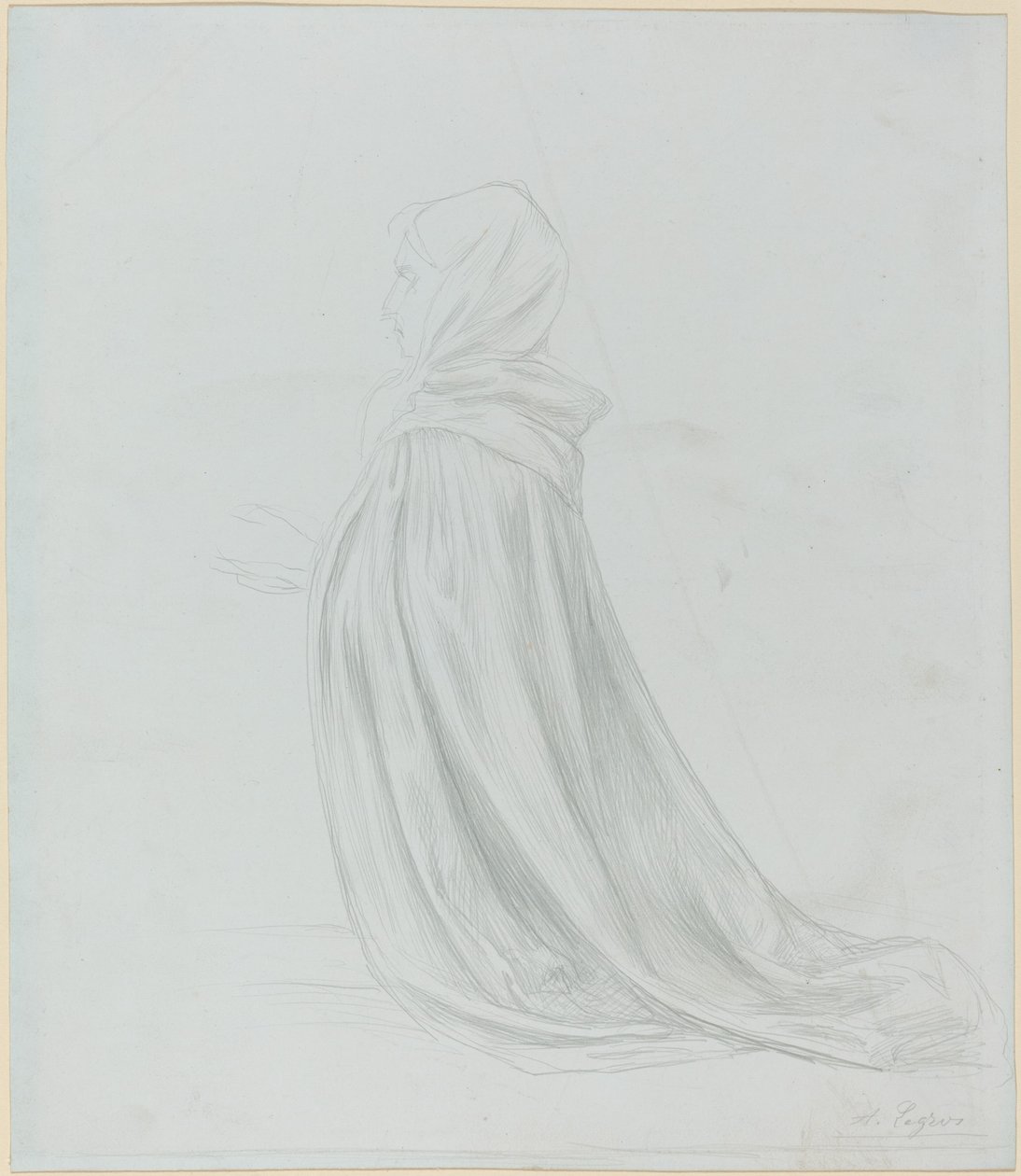 Donna in un Mantello da Alphonse Legros