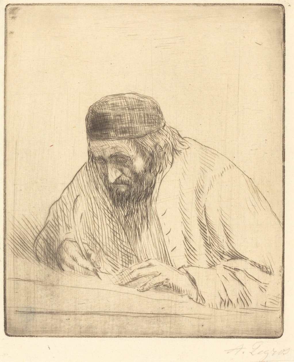 Scrittore da Alphonse Legros