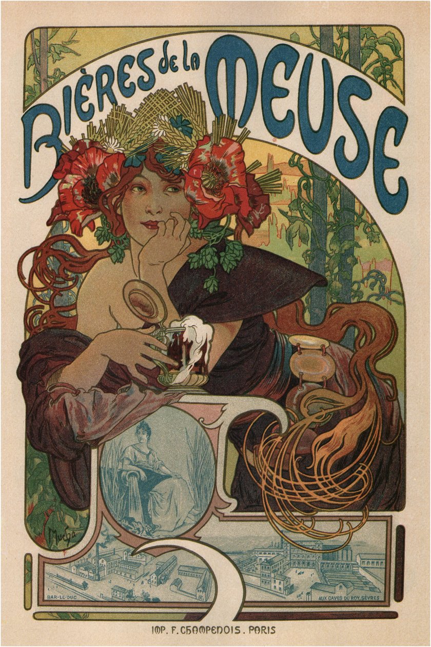 Birre della Mosa da Alphonse Marie Mucha