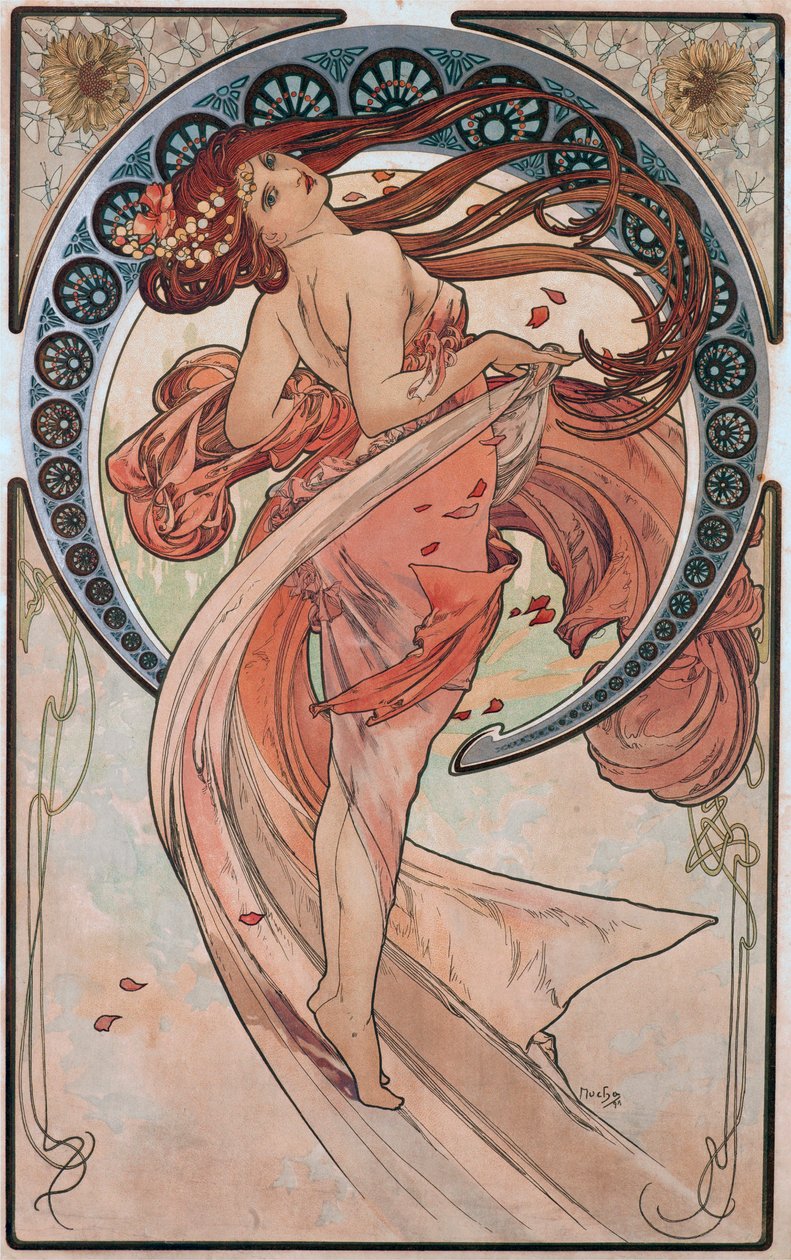 Danza (Rose) da Alphonse Mucha