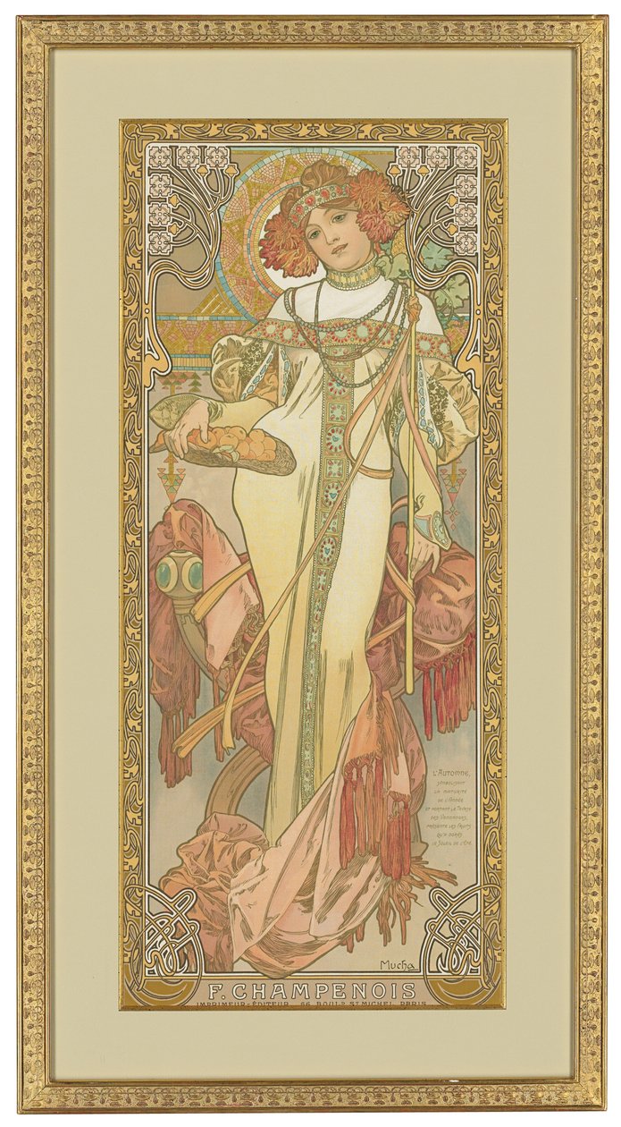 Le quattro stagioni: Autunno da Alphonse Mucha
