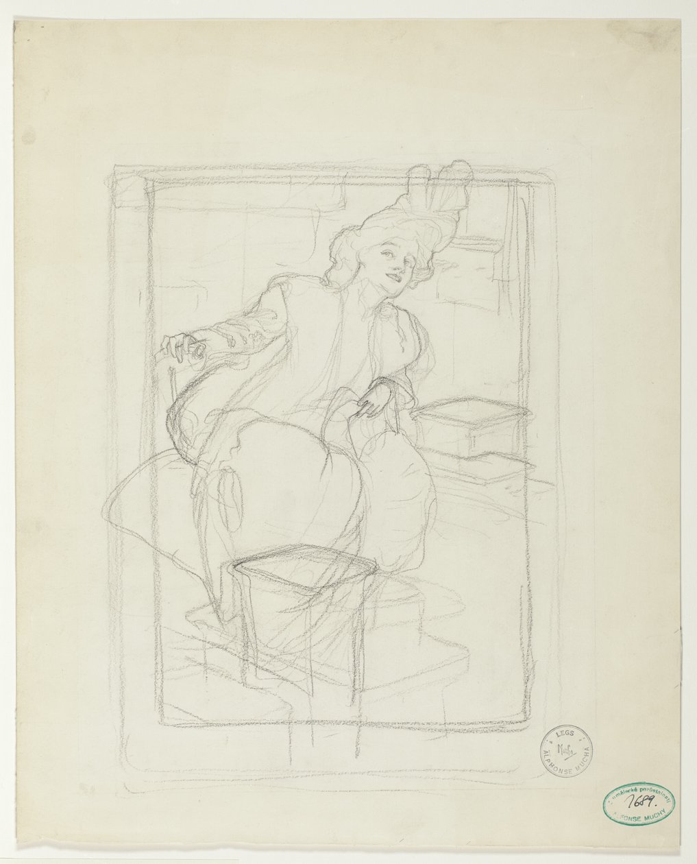 Sarah Bernhardt da Alphonse Marie Mucha