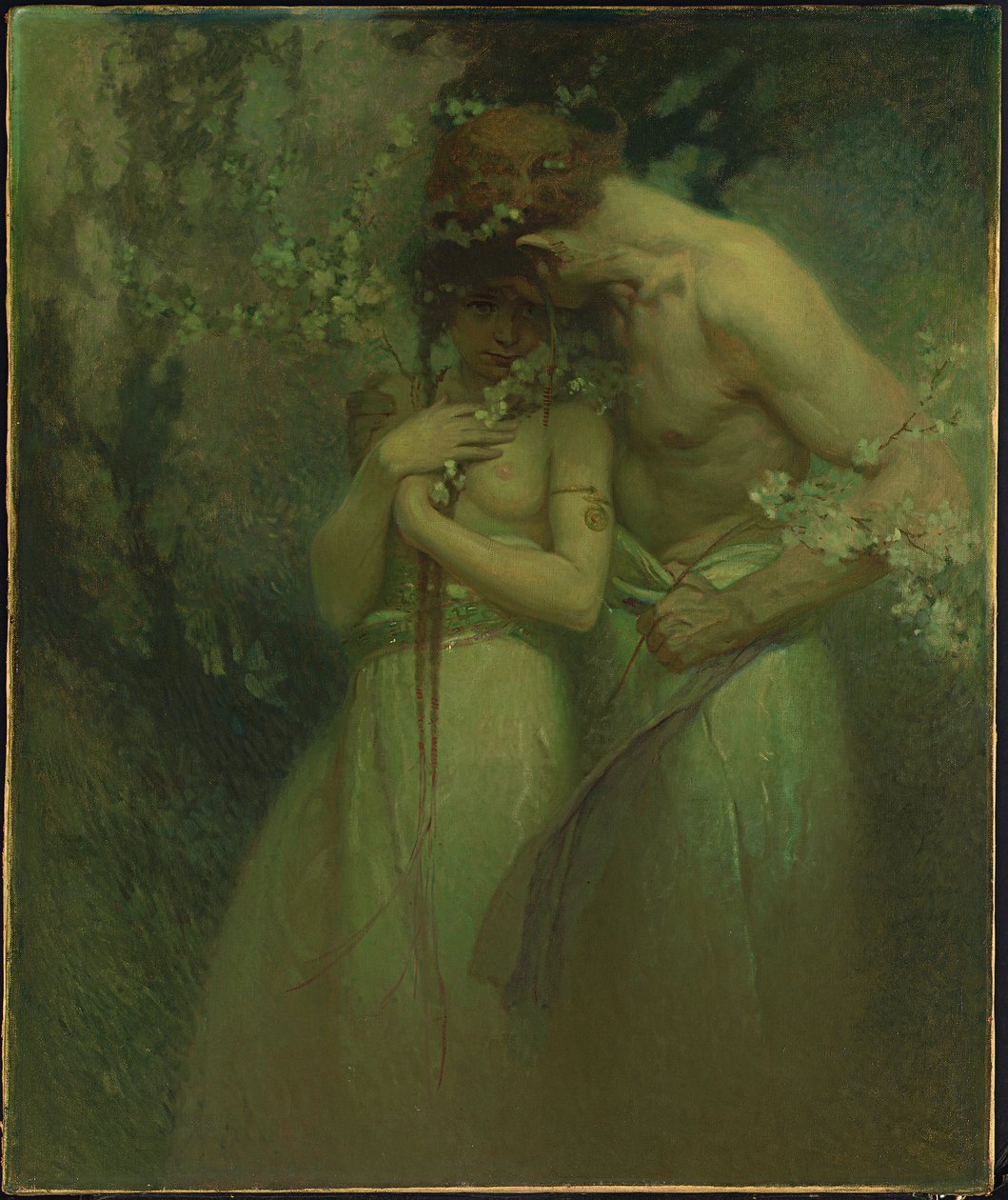 Notte di primavera, c.1910 da Alphonse Mucha