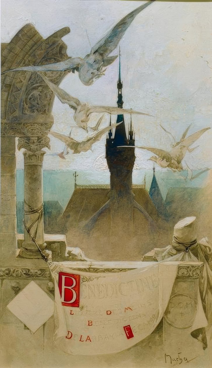 Bénédictine da Alphonse Mucha