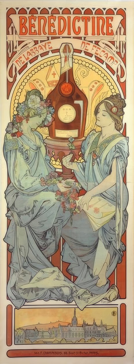 Benedettina da Alphonse Mucha