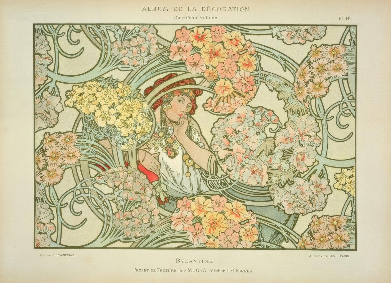 Bizantino da Alphonse Mucha