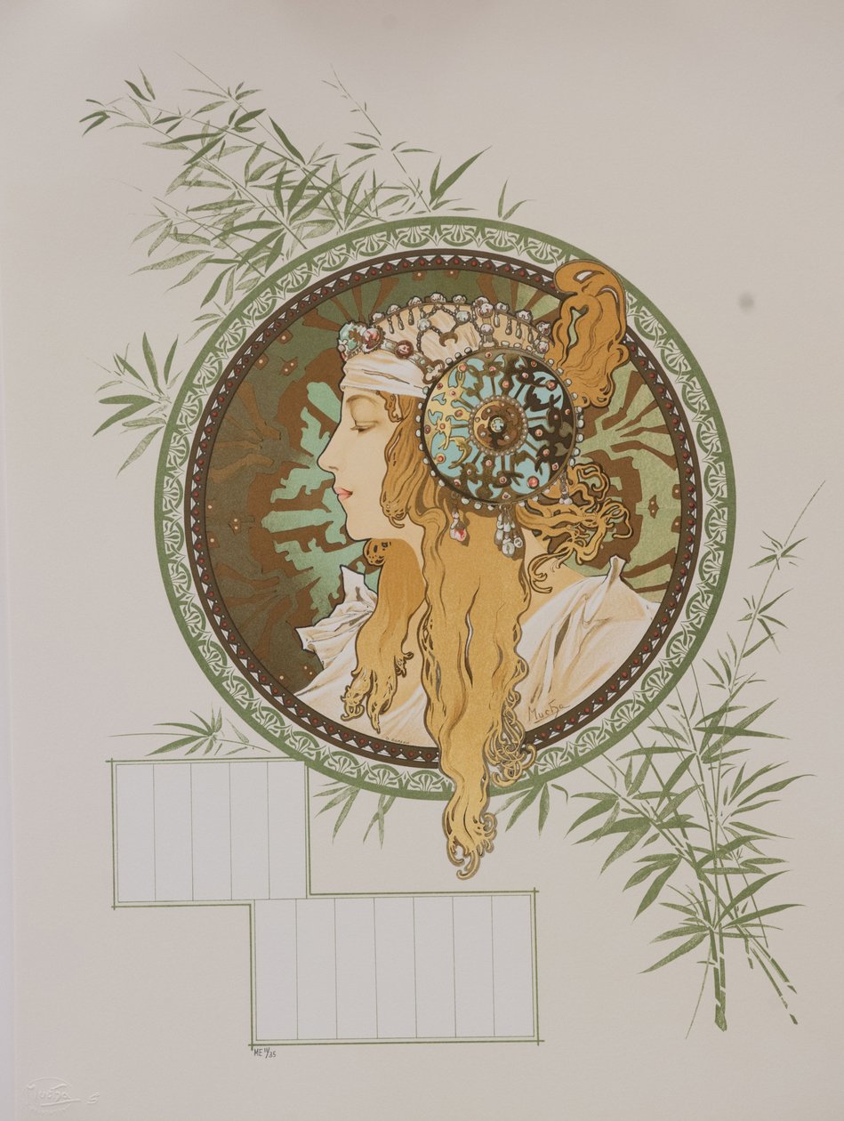 Teste bizantine: Calendario biondo da Alphonse Mucha