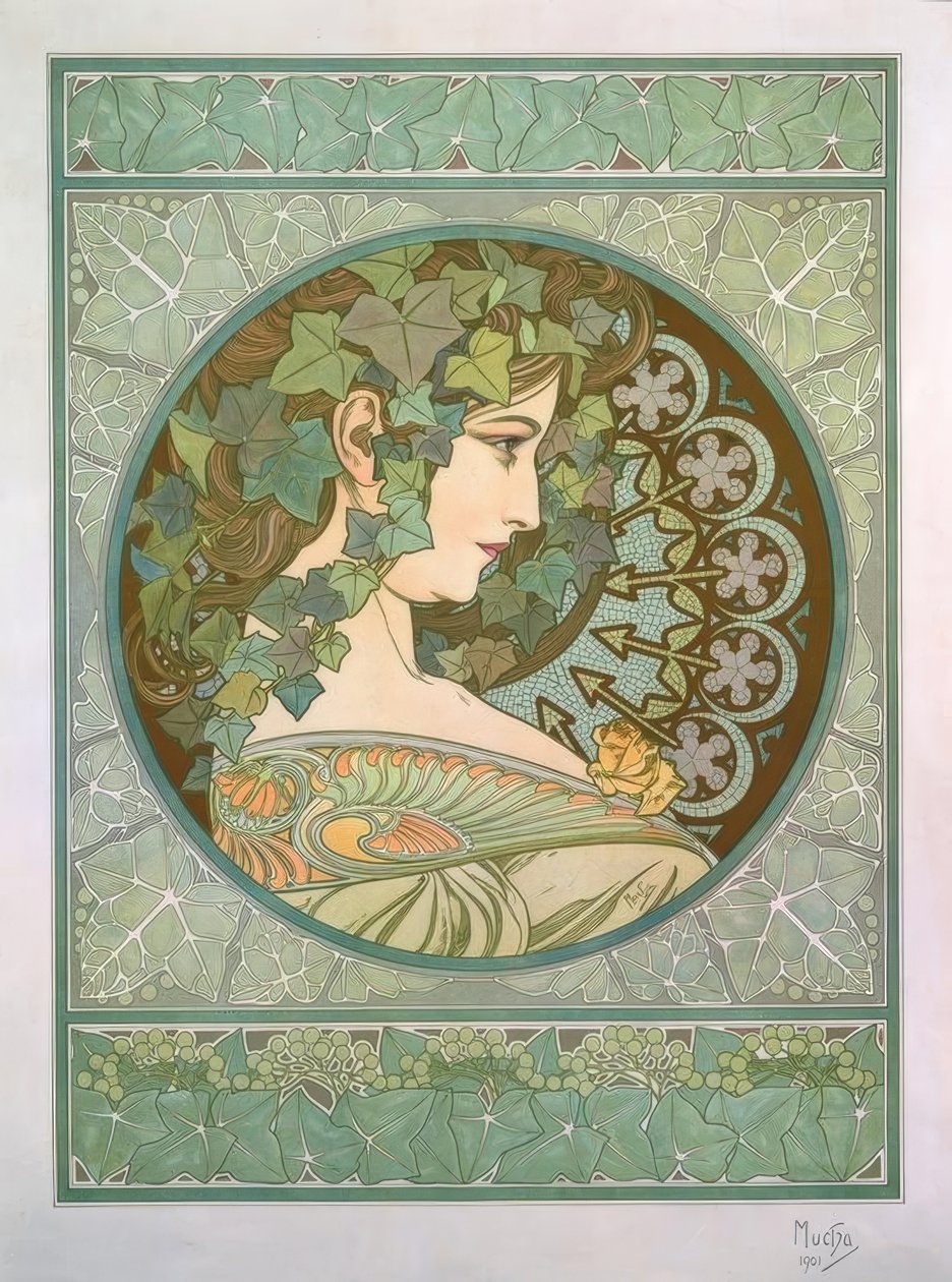 Edera da Alphonse Mucha