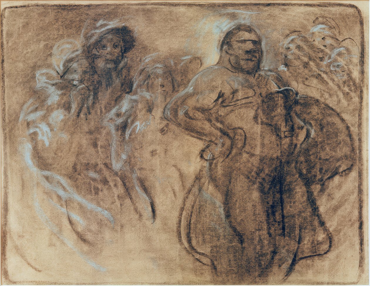 Ritratto di uomo da Alphonse Mucha