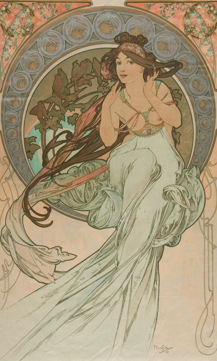 Musica dalle Arti da Alphonse Mucha