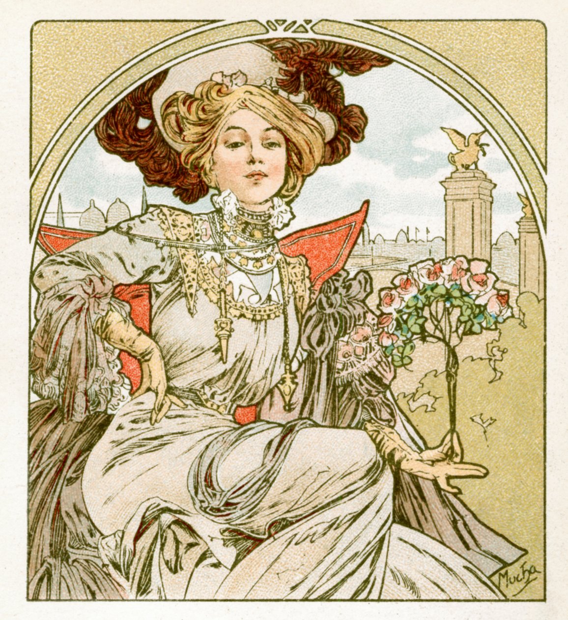 Esposizione di Parigi, 1900 da Alphonse Mucha