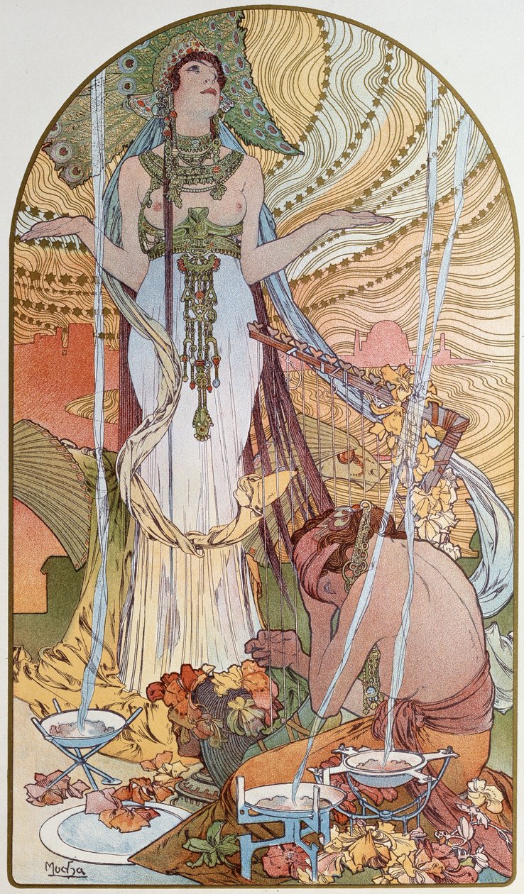 Salambo da Alphonse Mucha