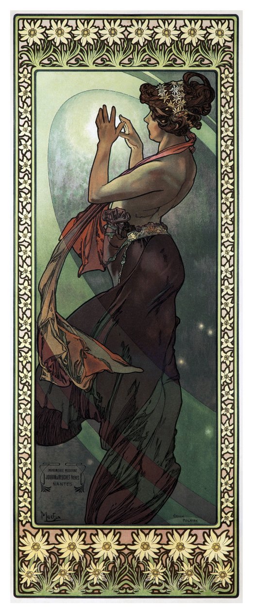Stelle: La Luna da Alphonse Mucha