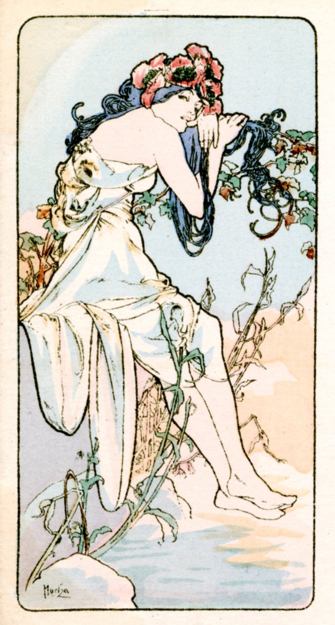 Estate, 1900 da Alphonse Mucha