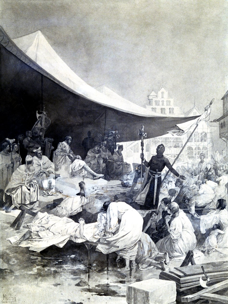La Croce, circa 1900-1939 da Alphonse Mucha