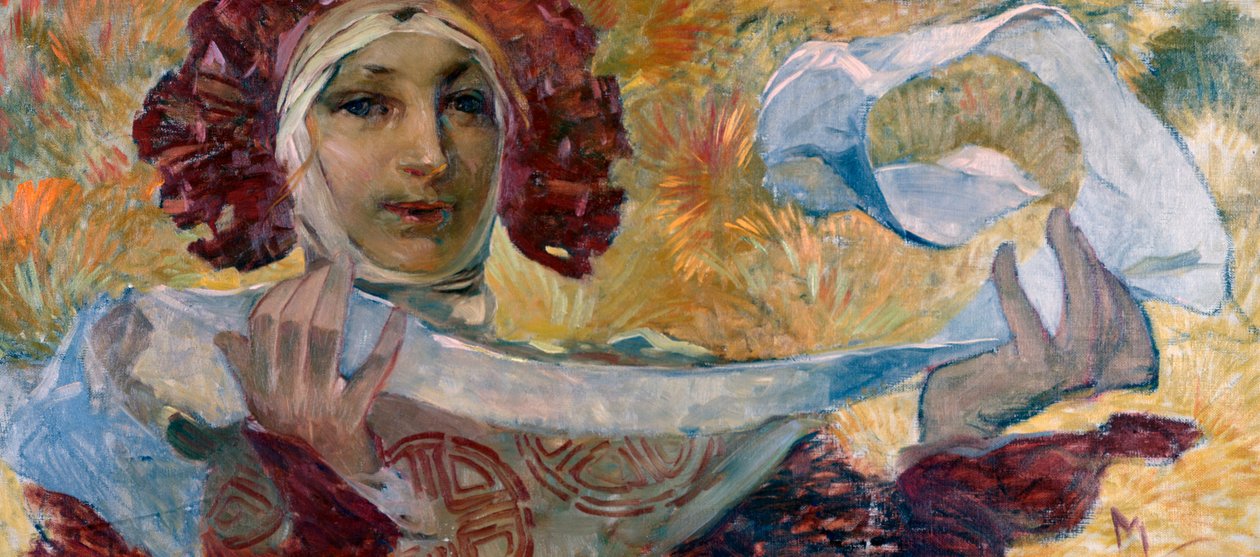 Senza titolo, c1880-1930 da Alphonse Mucha