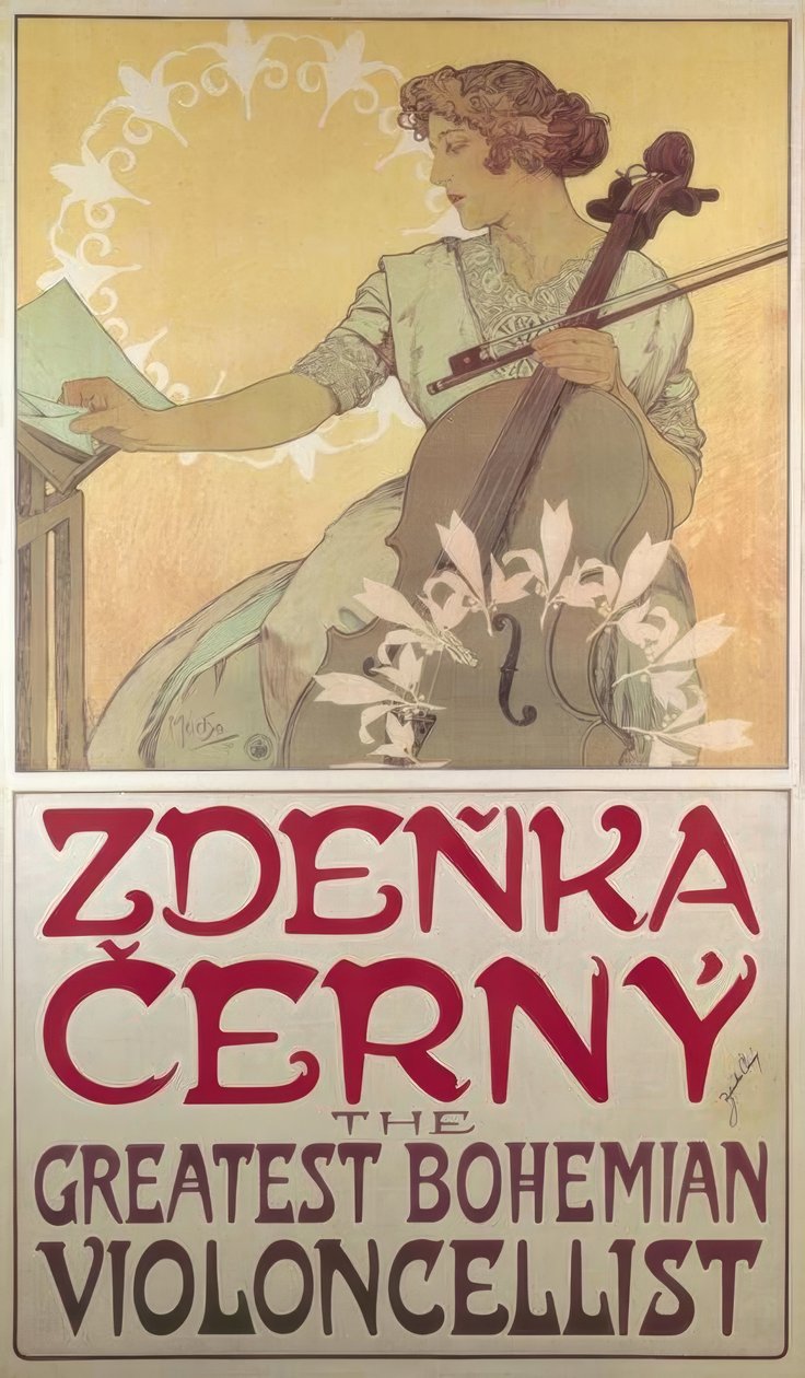 Zdenka Cerny da Alphonse Mucha