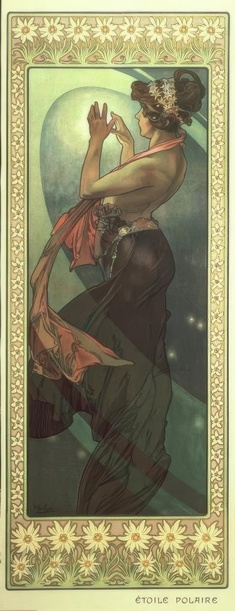 Stella polare da Alphonse Mucha