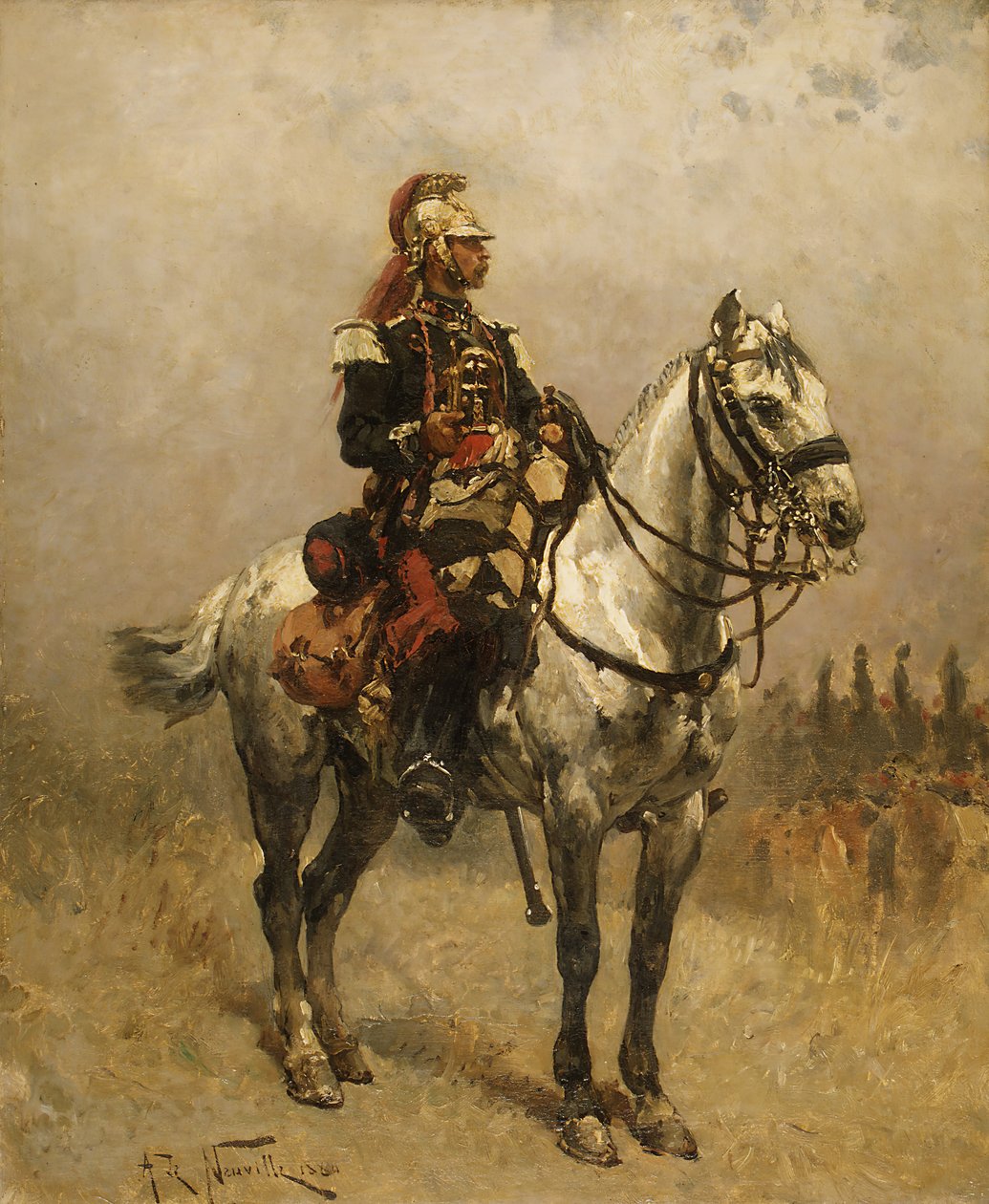 Un cavaliere da Alphonse de Neuville