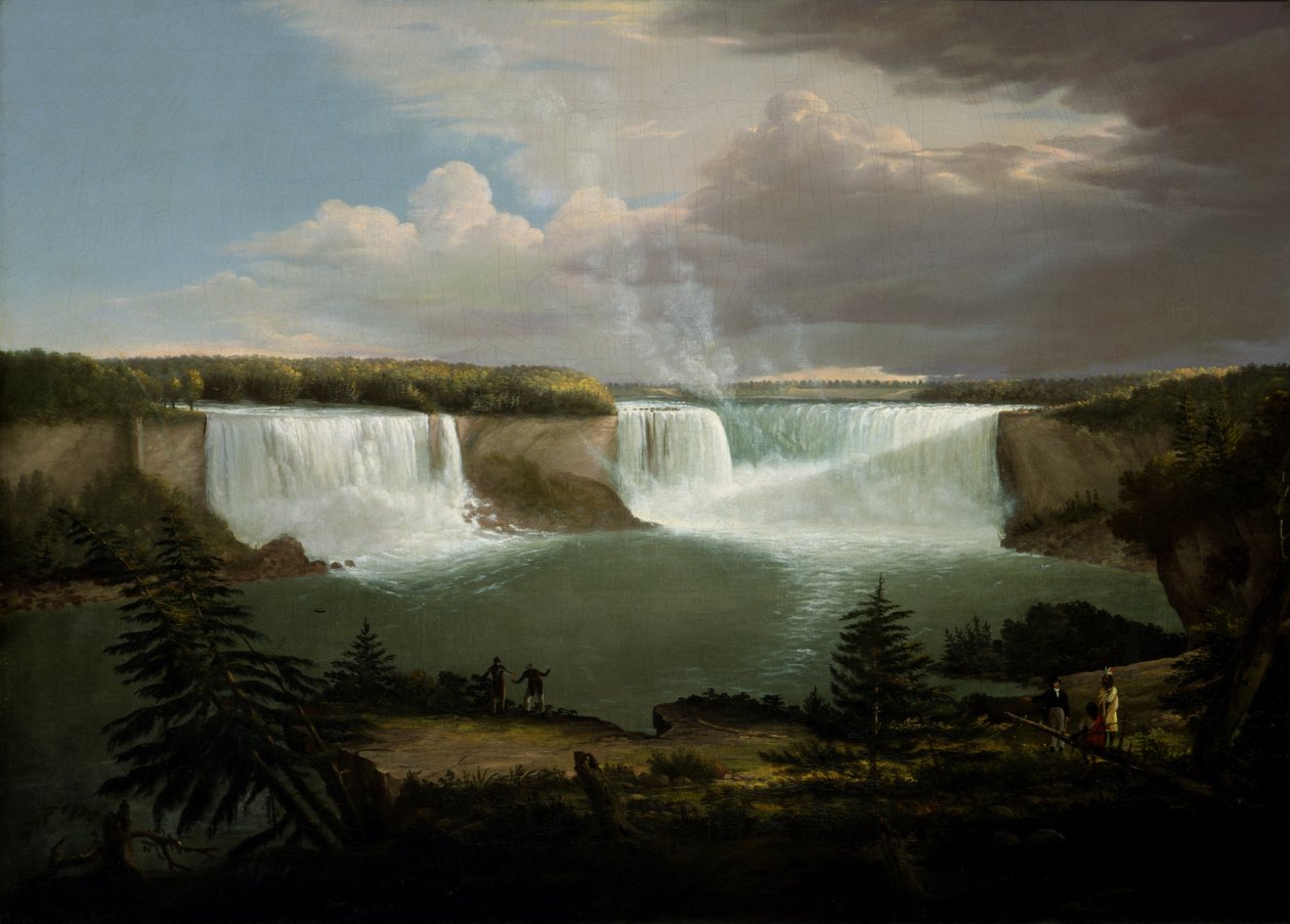 Veduta generale delle cascate del Niagara da Alvan Fisher
