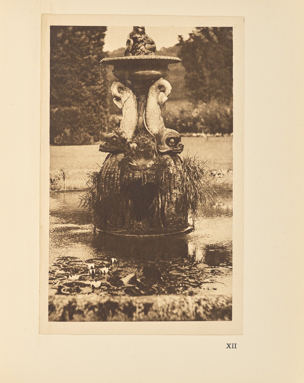La fontana dei delfini da Alvin Langdon Coburn